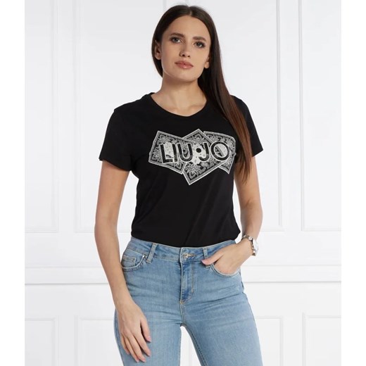 Liu Jo T-shirt | Regular Fit Liu Jo L okazyjna cena Gomez Fashion Store