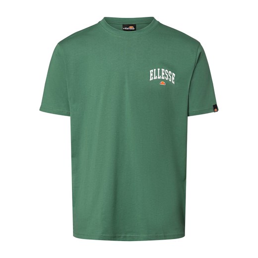 ellesse Koszulka męska - Harvardo Mężczyźni Bawełna zielony jednolity ze sklepu vangraaf w kategorii T-shirty męskie - zdjęcie 170150902