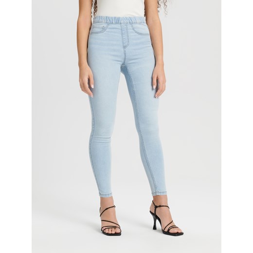 Jeansy damskie Sinsay z tkaniny 