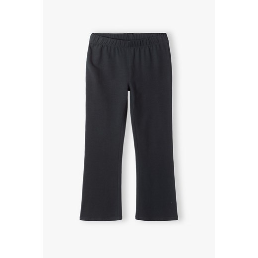Czarne spodnie dziewczęce - Flare - Lincoln&Sharks ze sklepu 5.10.15 w kategorii Spodnie dziewczęce - zdjęcie 170154593
