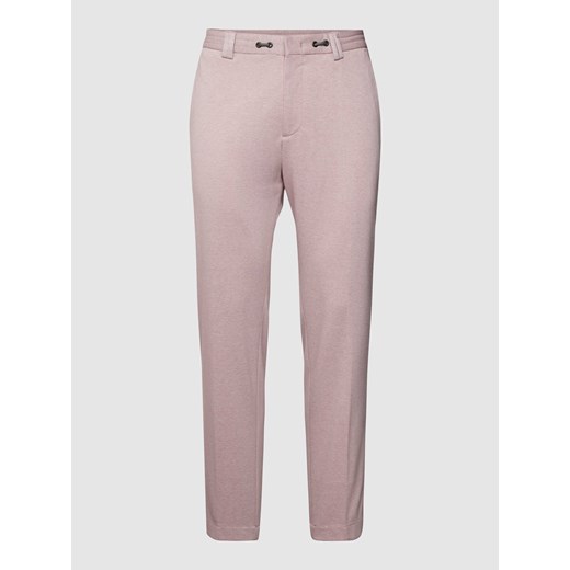 Spodnie do garnituru o kroju slim fit z elastycznym pasem model ‘JUNO’ ze sklepu Peek&Cloppenburg  w kategorii Spodnie męskie - zdjęcie 170168973