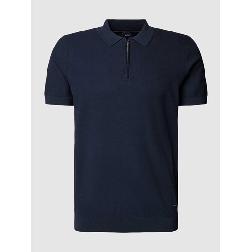 Koszulka polo o kroju regular fit z zamkiem błyskawicznym model ‘Vancro’ ze sklepu Peek&Cloppenburg  w kategorii T-shirty męskie - zdjęcie 170169073