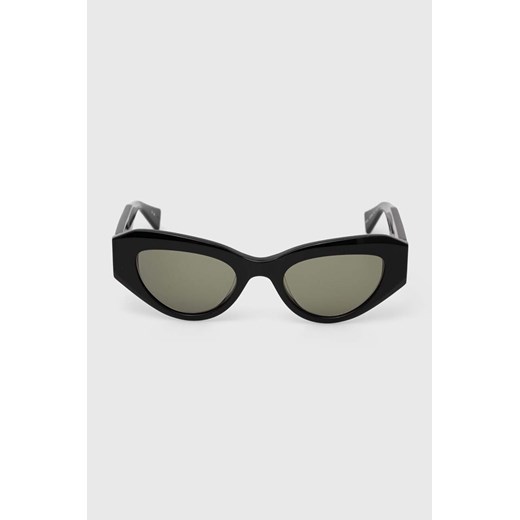 AllSaints okulary przeciwsłoneczne damskie kolor czarny 51 ANSWEAR.com