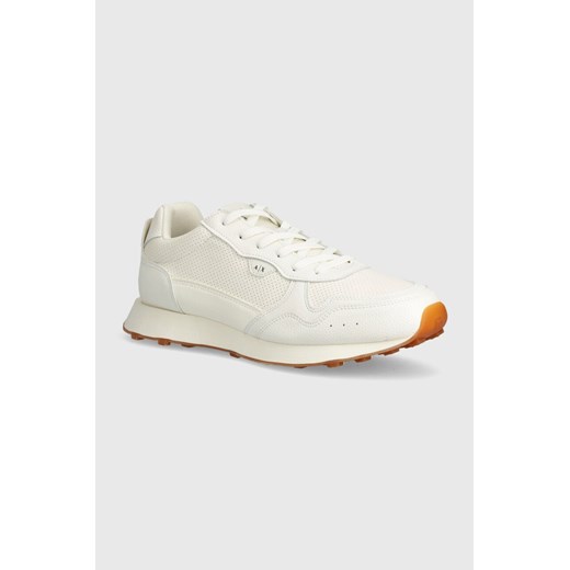 Armani Exchange sneakersy kolor biały XUX205 XV808 00894 ze sklepu ANSWEAR.com w kategorii Buty sportowe męskie - zdjęcie 170171493