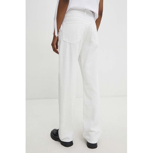 Answear Lab jeansy damskie kolor biały Answear Lab XS ANSWEAR.com