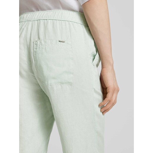 Spodnie lniane o kroju regular fit w jednolitym kolorze model ‘Summer’ Toni Dress 42 Peek&Cloppenburg 