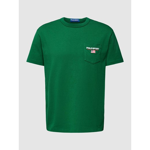 T-shirt z wyhaftowanym logo ze sklepu Peek&Cloppenburg  w kategorii T-shirty męskie - zdjęcie 170174473
