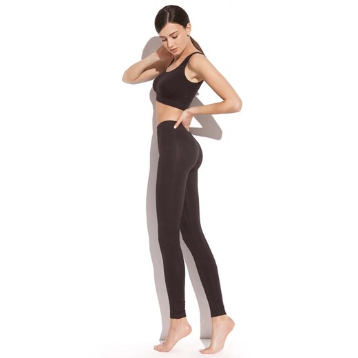 Damskie legginsy modelujące czarne Gatta ze sklepu 5.10.15 w kategorii Spodnie damskie - zdjęcie 170178762