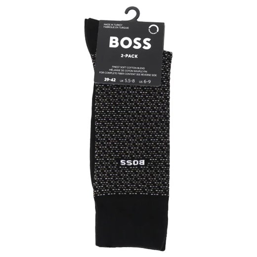 BOSS BLACK Skarpety 2-pack Minipattern CC 43-46 Gomez Fashion Store