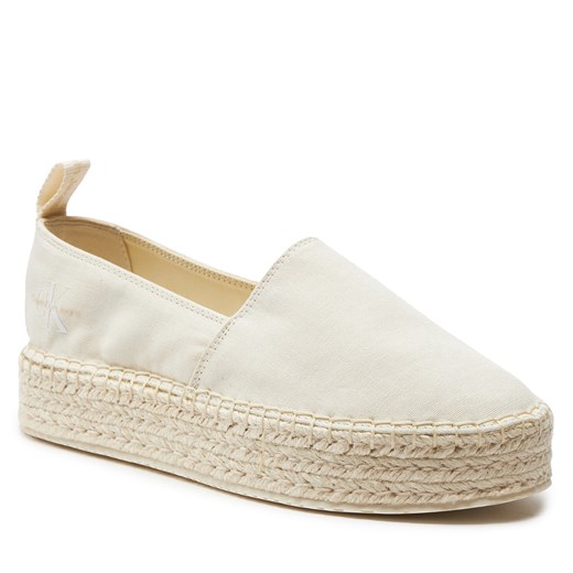 Espadryle damskie Calvin Klein białe casual