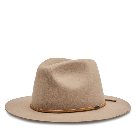 Kapelusz Brixton Wesley Fedora 10761 Light Tan ze sklepu eobuwie.pl w kategorii Kapelusze damskie - zdjęcie 170186171