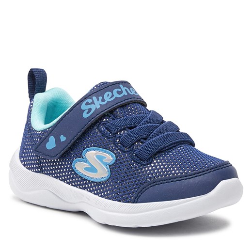 Sneakersy Skechers Easy Peasy 302885N/BLTQ Blue/Turquoise Skechers 22 eobuwie.pl