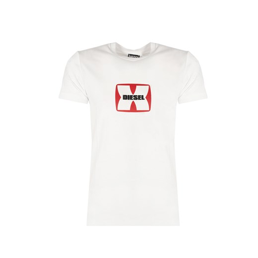 Diesel T-Shirt "T-Diegor" | A03848-0GRAI-100 | Mężczyzna | Biały ze sklepu ubierzsie.com w kategorii T-shirty męskie - zdjęcie 170207422