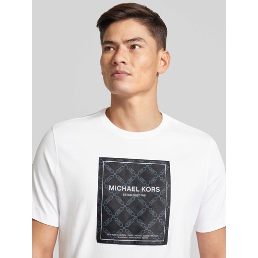 T-shirt z nadrukiem z logo model ‘EMPIRE FLAGSHIP’ Michael Kors L Peek&Cloppenburg 