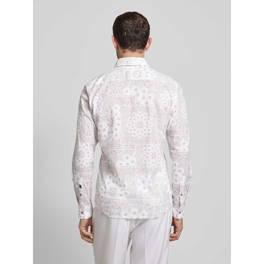 Koszula casualowa o kroju slim fit ze wzorem na całej powierzchni model ‘Hanson’ M Peek&Cloppenburg 