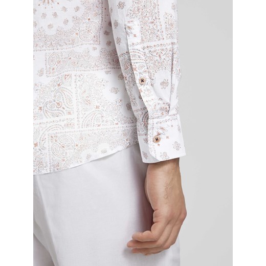 Koszula casualowa o kroju slim fit ze wzorem na całej powierzchni model ‘Hanson’ L Peek&Cloppenburg 