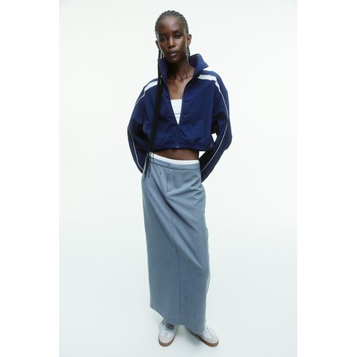 H & M - Krótka kurtka wiatrówka - Niebieski ze sklepu H&M w kategorii Kurtki damskie - zdjęcie 170209622