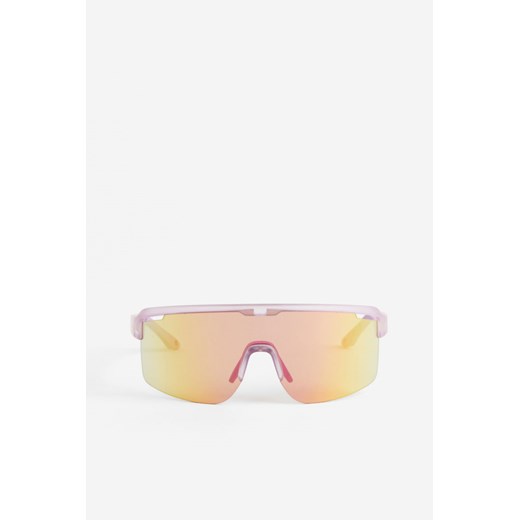 H & M - Lustrzane sportowe okulary przeciwsłoneczne - Różowy ze sklepu H&M w kategorii Okulary przeciwsłoneczne dziecięce - zdjęcie 170209794