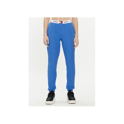 Tommy Jeans Spodnie piżamowe UW0UW05154 Niebieski Regular Fit ze sklepu MODIVO w kategorii Piżamy damskie - zdjęcie 170211141
