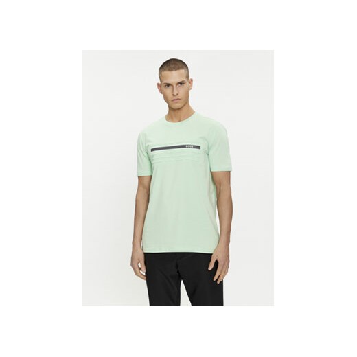 Boss T-Shirt 50513010 Zielony Regular Fit ze sklepu MODIVO w kategorii T-shirty męskie - zdjęcie 170211144