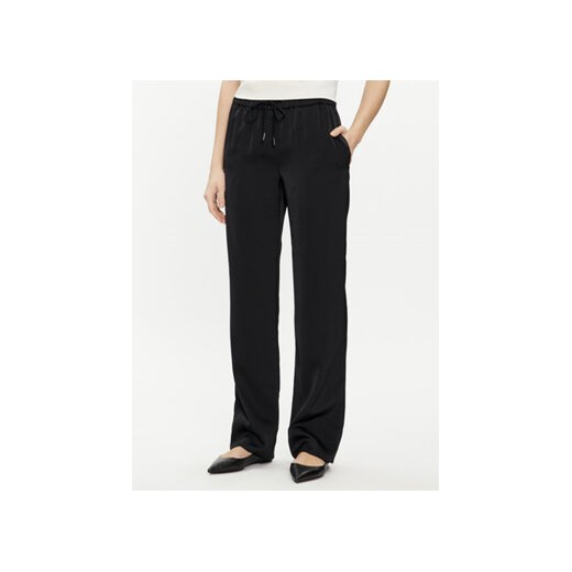 Calvin Klein Spodnie materiałowe K20K206662 Czarny Regular Fit ze sklepu MODIVO w kategorii Spodnie damskie - zdjęcie 170211811