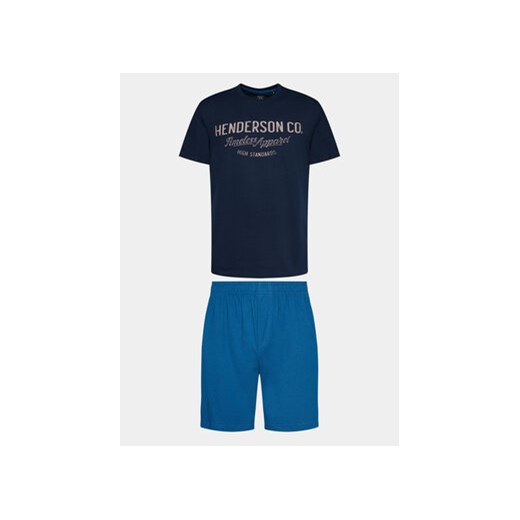 Henderson Piżama 41286 Granatowy Regular Fit ze sklepu MODIVO w kategorii Piżamy męskie - zdjęcie 170211900