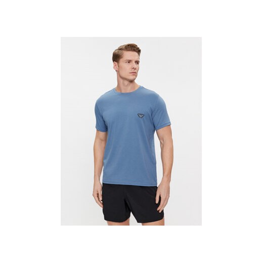 Emporio Armani Underwear T-Shirt 211818 4R463 05237 Niebieski Regular Fit ze sklepu MODIVO w kategorii T-shirty męskie - zdjęcie 170211951
