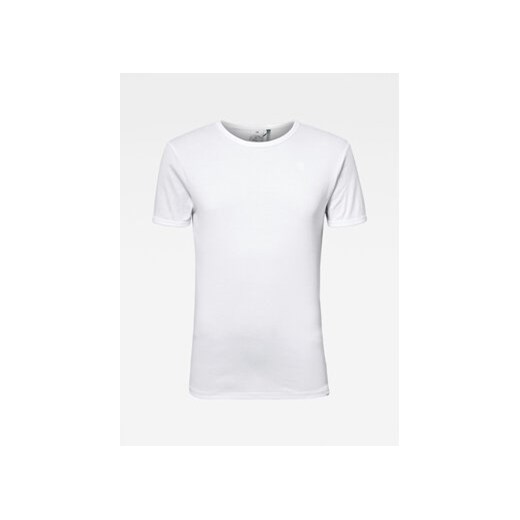 G-Star Raw Komplet 2 t-shirtów D07205-124-110 Biały Slim Fit ze sklepu MODIVO w kategorii T-shirty męskie - zdjęcie 170211991