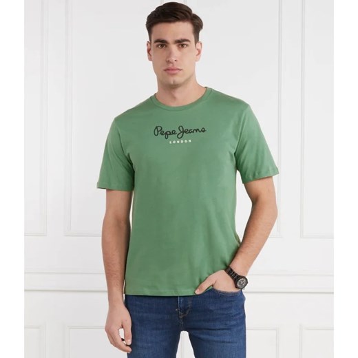 T-shirt męski Pepe Jeans z krótkim rękawem z napisami 