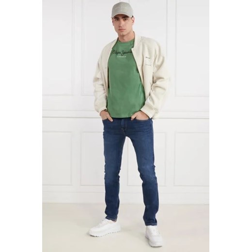 T-shirt męski Pepe Jeans z napisami 