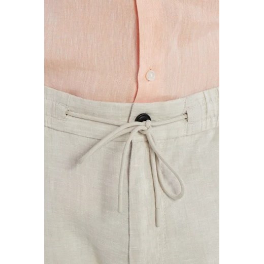 BOSS ORANGE Lniane spodnie Sanderson-L | Tapered fit 48 Gomez Fashion Store