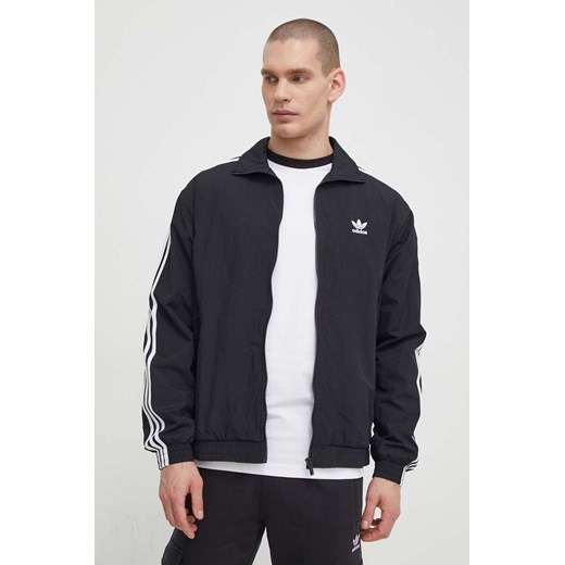 adidas Originals bluza męska kolor czarny z aplikacją  IT2491 ze sklepu ANSWEAR.com w kategorii Bluzy męskie - zdjęcie 170215664