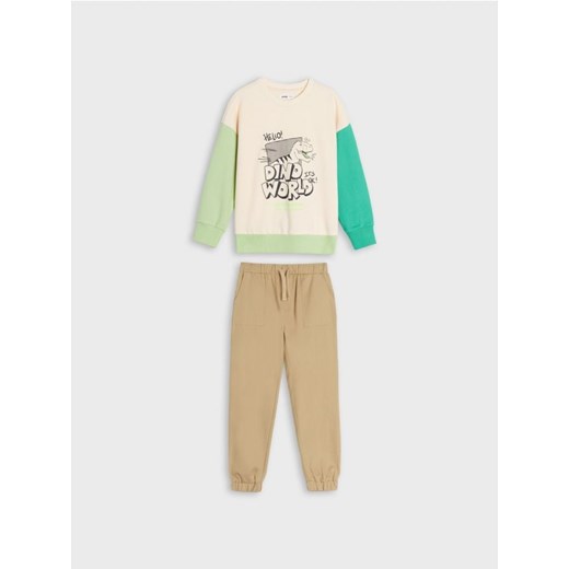 Sinsay - Komplet: bluza i spodnie - wielobarwny ze sklepu Sinsay w kategorii Dresy chłopięce - zdjęcie 170217293