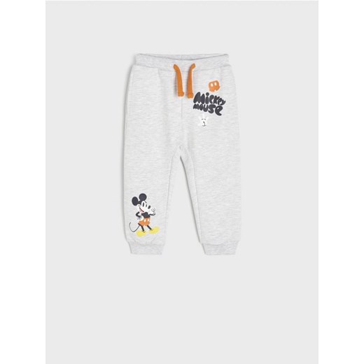 Sinsay - Spodnie dresowe Myszka Miki - szary ze sklepu Sinsay w kategorii Spodnie i półśpiochy - zdjęcie 170217294