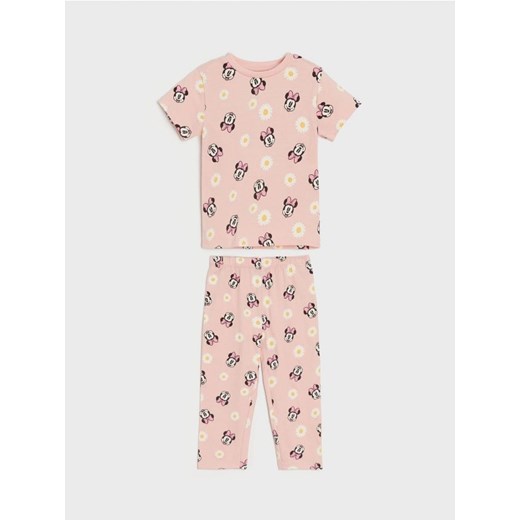 Sinsay - Piżama Myszka Minnie - różowy ze sklepu Sinsay w kategorii Piżamy dziecięce - zdjęcie 170217374