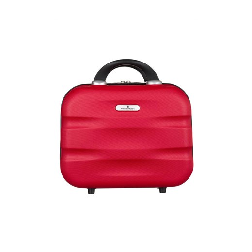 Pojemny kuferek podróżny z mocowaniem do walizki — Peterson czerwony unisex Peterson one size 5.10.15