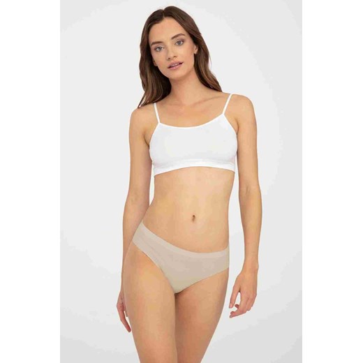Bawełniane majtki damskie typu bikini jasnobeżowe Gatta ze sklepu 5.10.15 w kategorii Majtki damskie - zdjęcie 170217903