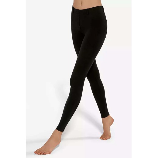 Czarne legginsy damskie z kieszeniami Gatta ze sklepu 5.10.15 w kategorii Spodnie damskie - zdjęcie 170218050