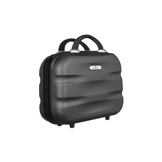 Pojemny kuferek podróżny z mocowaniem do walizki — Peterson szary unisex Peterson one size 5.10.15