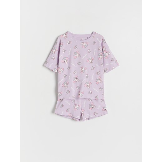 Reserved - Bawełniana piżama My Melody - lawendowy ze sklepu Reserved w kategorii Piżamy dziecięce - zdjęcie 170219312