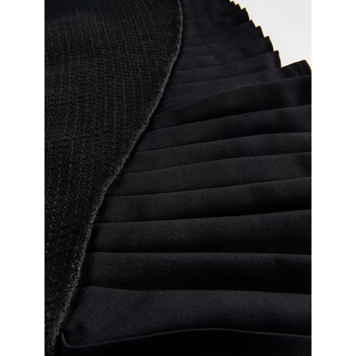 Reserved - Spódnica z asymetryczną falbaną - czarny Reserved L Reserved