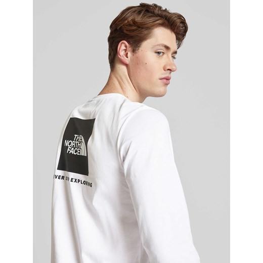Bluzka z długim rękawem i nadrukiem z logo model ‘REDBOX’ The North Face XL Peek&Cloppenburg 