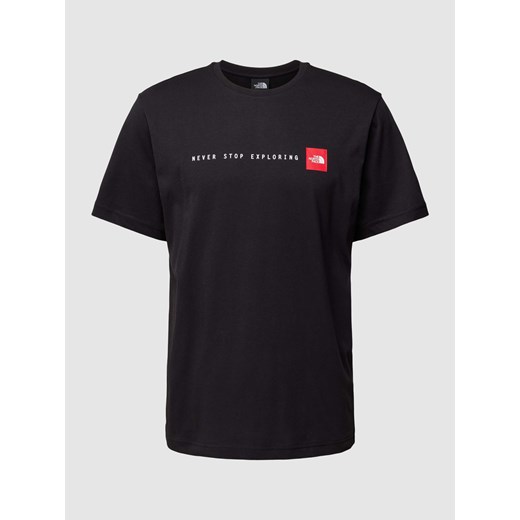 T-shirt z nadrukiem z logo model ‘NEVER STOP EXPLORIN’ ze sklepu Peek&Cloppenburg  w kategorii T-shirty męskie - zdjęcie 170220411