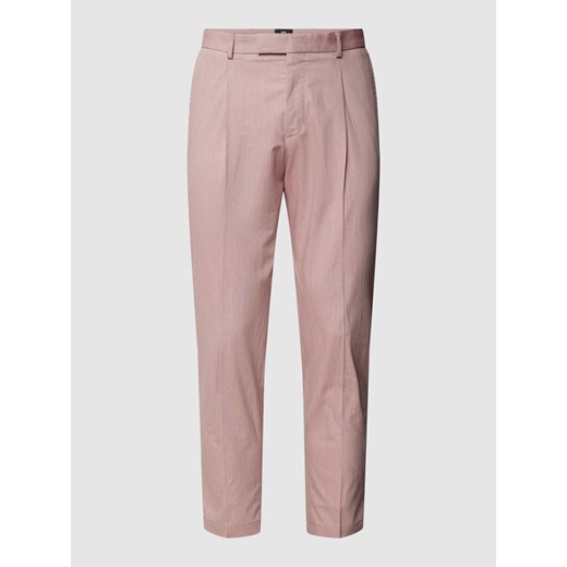 Spodnie do garnituru z zakładkami w pasie model ‘Salto’ ze sklepu Peek&Cloppenburg  w kategorii Spodnie męskie - zdjęcie 170221990