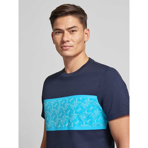 T-shirt z nadrukiem z logo model ‘EMPIRE STRIPE’ Michael Kors L Peek&Cloppenburg 