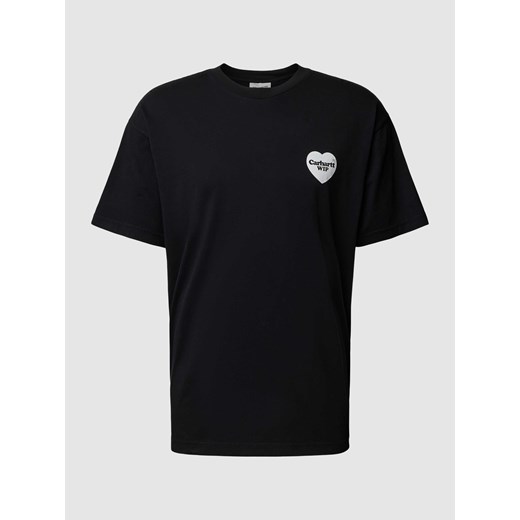 T-shirt z czystej bawełny model ‘BANDANA’ ze sklepu Peek&Cloppenburg  w kategorii T-shirty męskie - zdjęcie 170222213