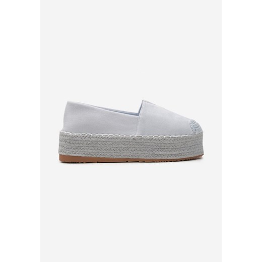 Espadryle damskie Born2be na platformie casual tkaninowe bez zapięcia