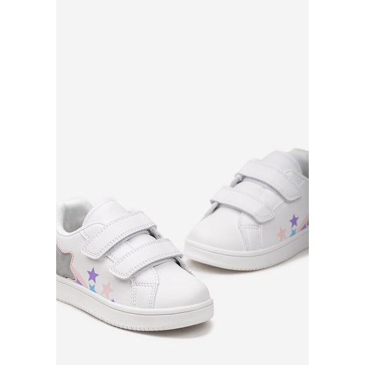 Buty sportowe dziecięce białe Born2be na rzepy
