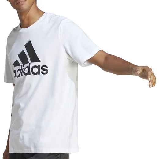 Koszulka adidas Essentials Single Jersey Big Logo IC9349 - biała ze sklepu streetstyle24.pl w kategorii T-shirty męskie - zdjęcie 170225084