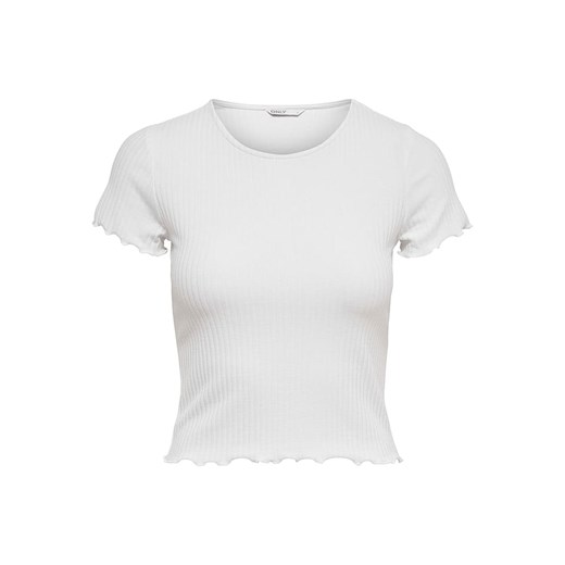 ONLY Koszulka &quot;Emma&quot; w kolorze białym L Limango Polska promocyjna cena